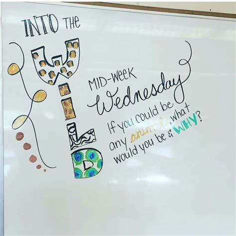 wednesday whiteboard ideas